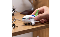 Jetliner Miniature Airplane Model Miniature Cartoon Airplane Model Detailed Toy for Aviation Enthusiasts