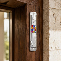 Mezuzah Case Glossy Surface Metal Mezuzah Case Lightweight for Jewish Families