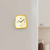 Bread Wall Timepiece Cute Home Accessory Battery Operated for Kitchen