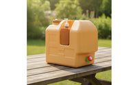 Portable Water Tank with Pump Bottle Heavy-Duty Outdoor Water Carrier with Tube Leakproof Jerrycan for Journeyers, Camping