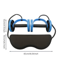 Abdominal Core  Roller Quiet Abdominal Training Wheel Spring Back Fitness Equipment for Home