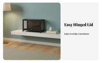 Figure Display Cabinet High Visual Clearness Action Figure Display Cabinet Acrylic Collectible Case Easy to Assemble