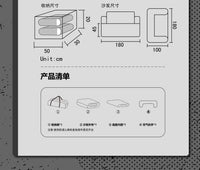 MARS 02战术双人充气拉丝沙发弹丝底座户外家具露营便携稳定沙发