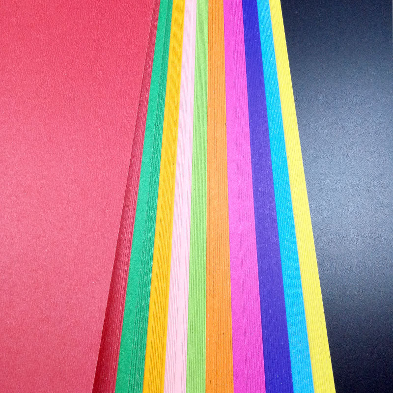 Wholesale Thick Colored Cardstock Classroom Paper Cutting Art Paper 200g Painting Paper 4K 100 Sheets Children DIY Origami Color Card Paper