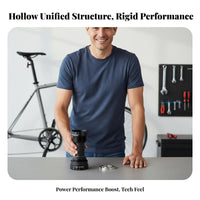 Folding Bike Chainwheel Anti-Chain Drop Hollow Integrated Crankset Narrow Wide Crankset Lightweight Aluminum Crank Limb Set