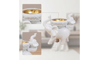 Decorative Elephant Incense Burner Tabletop Elephant Incense Holder Decor Long-Lasting for Meditation