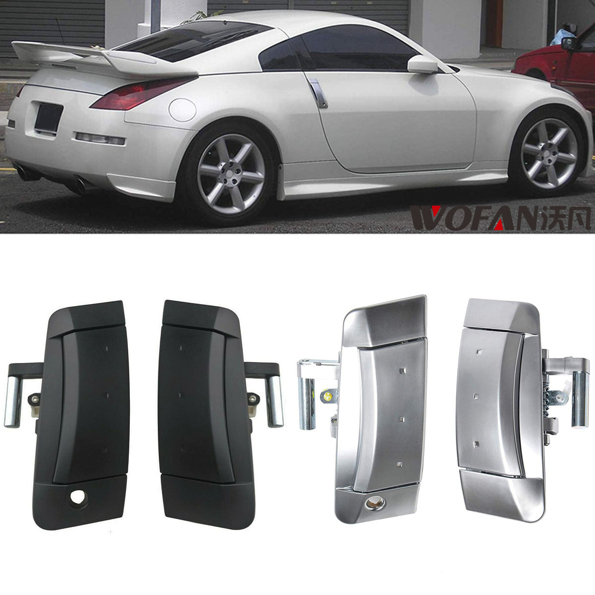 Compatible Nissan Door Handle for Left-Hand Drive Vehicles 80606-CD01E/80606-CD00C