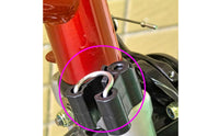 Folding Bike Clamp with Fixing Screw Small Head Tube Latch Clamp Replacement