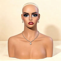 欧美女假发头模mannequin head半身双肩PVC模特头模拍摄展示道具