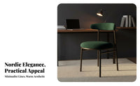Upholstered Shell Chair Nordic design Seating Furniture Minimalist Design
