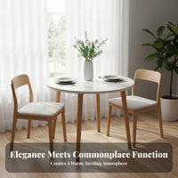 Round 4-Person Table Minimalist Design Cafe Furniture Stable Base for Coffee Bar