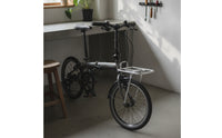 Cylindrical Folding Bike Front Rack Lightweight Front Carrier Rack 15kg Capacity Long-Lasting for City Commuting