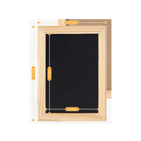 2 Pieces Wood Frame Mini Chalkboard Easy to Hang Message Board Reusable