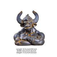 Bull Demon King Bust Handmade Tabletop Decor Rustic
