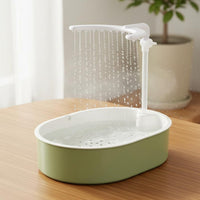 Circulating Bird Shower Large Capacity Automatic Bird Bath