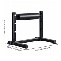 Stretching Support Bulgarian Split Squat Stand Sturdy Steel Frame Bulgarian Squat Coach Heavy Duty Single Leg Training Stand Compact for Beginners