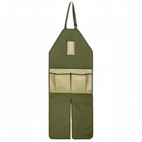 Gardening Apron with Pockets Waterproof Pruning Apron Resistant Workwear for Farmers, Outdoor