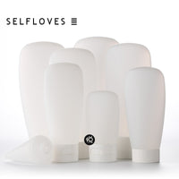 Soft Tube Squeeze Bottles for Travel Toiletries - Flip Cap / Screw Cap, Multi-color Set