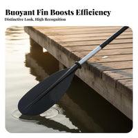 Double-Bladed Kayak Paddle Reinforced Portable Kayak Paddle Split Shaft Boat Oar Buoyant Design Aquatic Activities Equipment