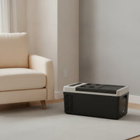 Compressor Refrigerator with Cup Holders AC and DC/DC Power Electric Cooler 24v