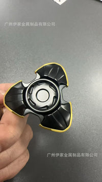 跨境热卖edc解压玩具指尖陀螺开甲陀螺合金解压神器减压玩具