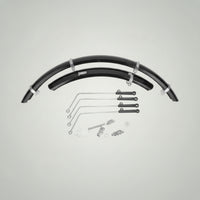 2 Pieces Cycle Mudguard Assembly Full Coverage Bike Mudguard Set Bike Mudguard Adjustable Mudguards with Accessories