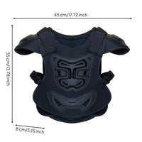 Guard Gear with Shoulder Protectors Shockproof Bike Vest Lightweight Bike Chest Protector for Kids, Young Children