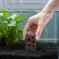 Aquarium Ornament Hideaway Aquarium Layout Ceramic Porous Fish Shrimp Hide Shelter 20 Pieces