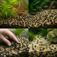 Natural Black Iron Gallbladder Sand for Aquarium Landscaping, Turtle Tanks, and Fish Color Enhancement