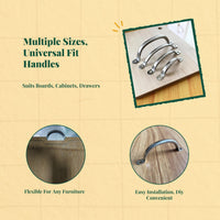 Thick Stainless Steel Handle for Cabinets & Drawers