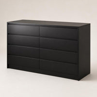8-Drawer Dresser Modern Eight Drawer Dresser Minimalist Bedroom Chest of Drawers for Living Room