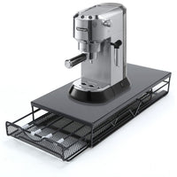 Coffee Tabletop Storage Rack with Dust Cover