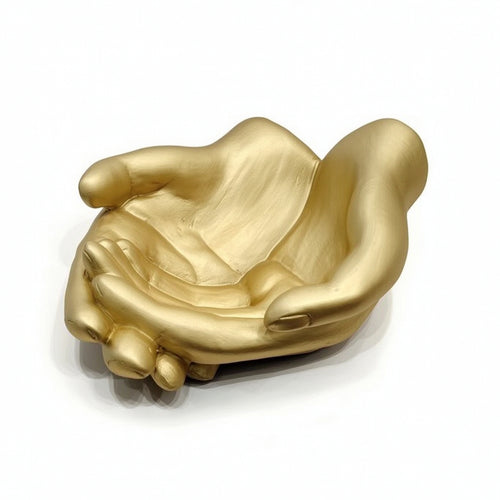 Hand Vase Lustrous Hand Sculpture Artistic for Entryway, Office