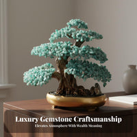 Citrine Wealth Tree Handmade Citrine Fortune Tree House Decoration for Spiritual Seekers, Living Room, Entrance Hall