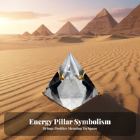 Crystal Pyramid High Clearness Clear Crystal Pyramid Spectral Effect Four-Sided Photography Spectral Disperser for Physics Students