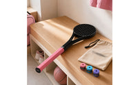 Precision Tennis Training Racket with Grip Tapes Lightweight Tennis Optimal Impact Point Zone Practice Aid Compact Sweetarea Training Racket for Beginners, Juniors