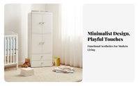 Interlocking Cube Wardrobe Customizable arrangement Interlocking Cube Closet Cartoon Design