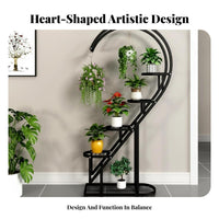 Heart-Shaped blossom Pot storage areaSaving Home Furnishing Anti-Tipping Safety
