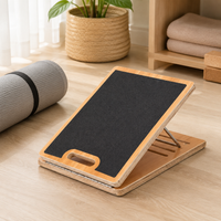 Stretch Calf Ankle Adjustable Angle For Elderly Home Use Non-Slip Wooden Oak