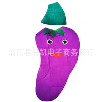 成人儿童节表演服装 无纺布水果苹果香蕉蔬菜服 舞台走秀亲子衣服