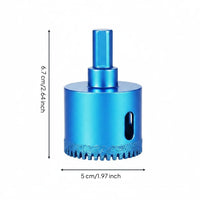 Dry Drilling Hole Thickened Body Tile High Hardness