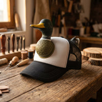 Mesh Back Duck Trucker Hat Breathable Cartoon Duck Hat Unique Novelty Cap Playful for Festivals