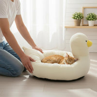 Duck Cat Nest Duck Pet Bed Thickened Soft Pet Bed for Indoor