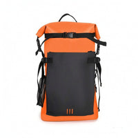 Adjustable Dry Backpack with Mesh Pocket Water Resistant Daypack Heavy-Duty Rucksack Lightweight for Hikers, Hiking