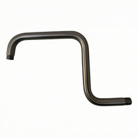 Z-Shaped Shower Arm 90-Degree Bathroom Fixture Polished Cylindrical