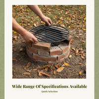 Steel Grill Grate, Heat Resistant, Round Stove Rack