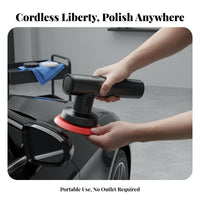 Cordless Car Polisher Wireless Cordless Orbital Polisher Variable Speed Control