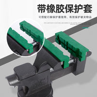 4.5寸台钳小型多功能家用万向迷你台虎桌钳工作台360度两用桌虎钳