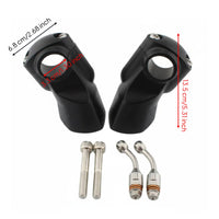 22mm Handlebar Riser Aluminum Alloy Handlebar Clamp Riser Raises Handlebars for Motorcycle 3   Riders