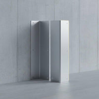 2 Pieces Vinyl Siding Corner Guard Long-Lasting Building Protection Pre-Drilled